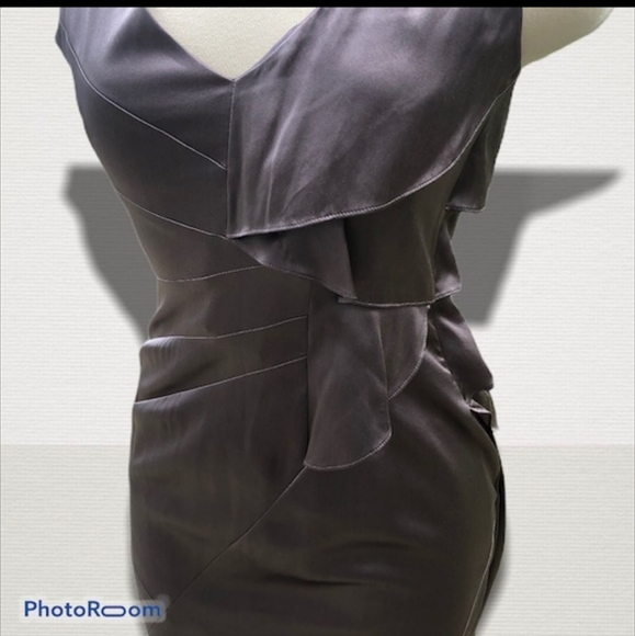 💸SOLD💸 NWT KAREN MILLEN silk lilac summer dress - Picture 2 of 6